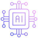 tecnología de inteligencia artificial icon