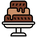 pastel de chocolate icon