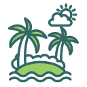 isla tropical icon