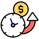 el tiempo es dinero icon