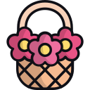 canasta de flores icon