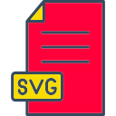 formato de archivo svg icon