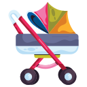 carrito de bebé icon