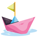 barco de papel icon