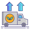 transporte sostenible icon