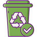 reciclaje y reutilización icon