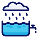 agua de lluvia en las cosechas icon