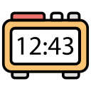 reloj digital icon