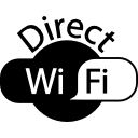 logotipo de wifi directo 