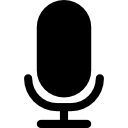 micrófono de grabación de voz icon