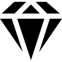 diamant omtrek icoon