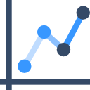 gráfico de linea icon