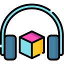 Audio 3d icon