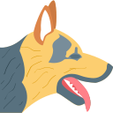 perro policía icon