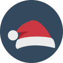 gorro de papá noel icon