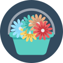 canasta de flores icon