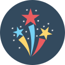 estrellas de navidad icon