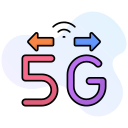 red 5g icon