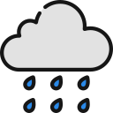 nube de lluvia icon