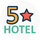 hotel 5 estrellas icon