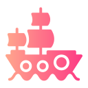 barco pirata icon