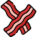 Fatias de bacon 