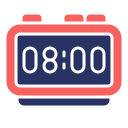 reloj digital icon