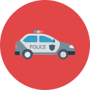 vehículo policial icon