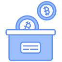 caja de bitcoins icon