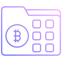 carpeta bitcoins icon