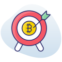 objetivo de bitcoin icon