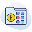 carpeta bitcoins icon