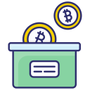 caja de bitcoins icon