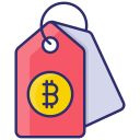 etiqueta bitcoin icon