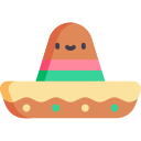 Sombrero mexicano icon