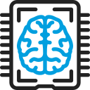 tecnología de inteligencia artificial icon