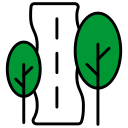 sendero del jardín icon