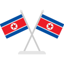 bandera de corea del norte icon