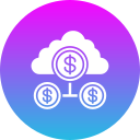 dinero en la nube icon