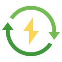 energía renovable icon