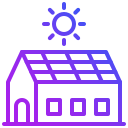 casa solar icon