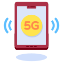 red 5g icon