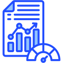 métricas de rendimiento icon