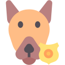 perro policía icon