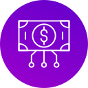 dinero digital icon