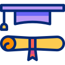 diploma animated icon