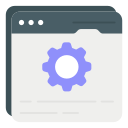 configuración web icon