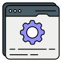 configuración web icon