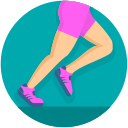 mujer corriendo icon