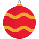 decoración de bolas de navidad icon